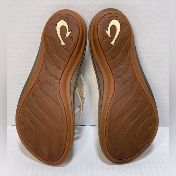 Olukai 20245-FAFM Bubbly Sahara FlipFlop Thong Sandal Women’s Sz 5. - Picture 11 of 13